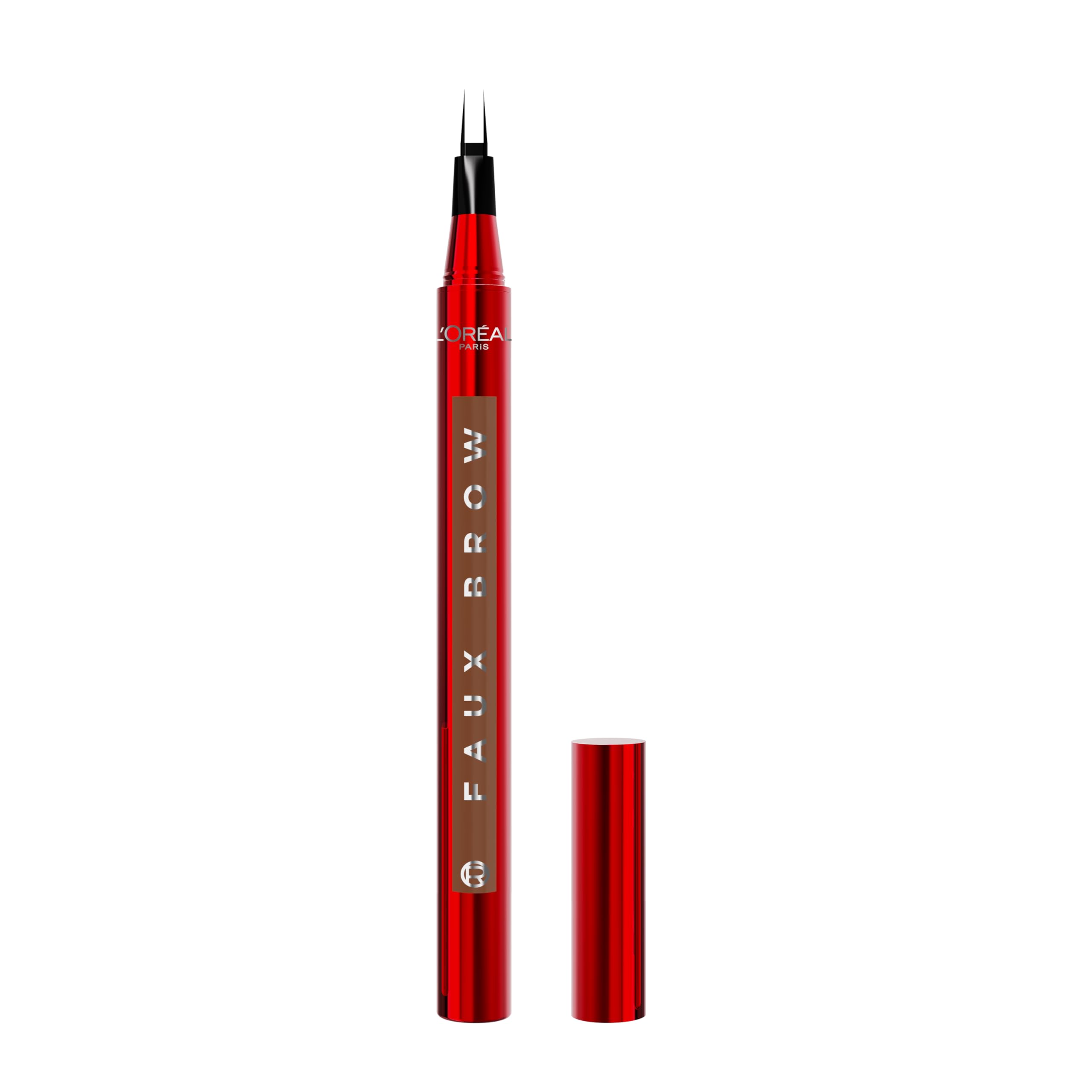 L'Oreal Paris Faux Brow pen front view showing sleek compact design and easy grip