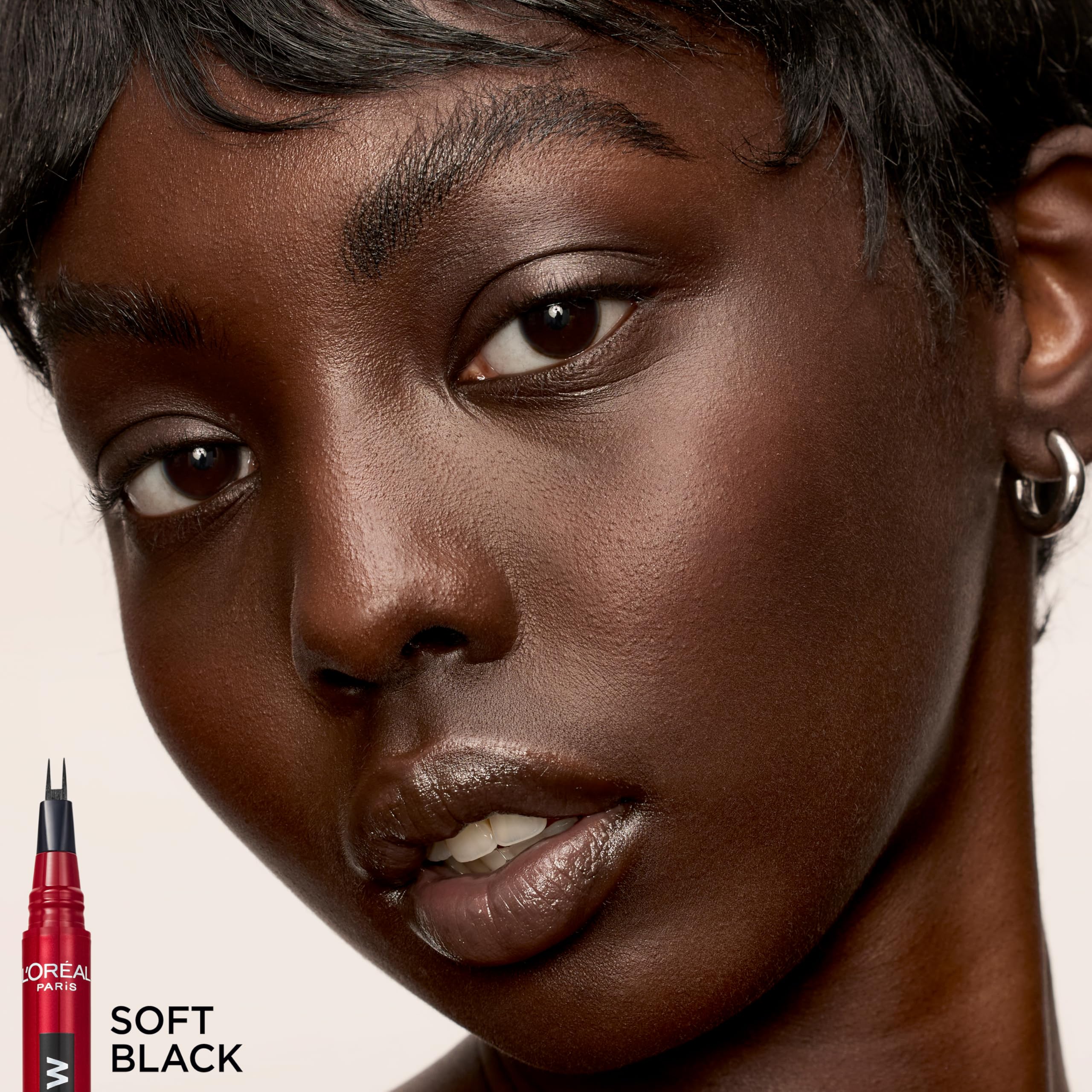L'Oreal Paris back label with directions and ingredients for confident, informed use