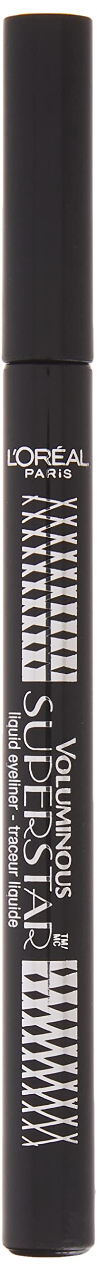 L'Oreal Paris felt tip close-up showing flexible tip for smooth, variable line control