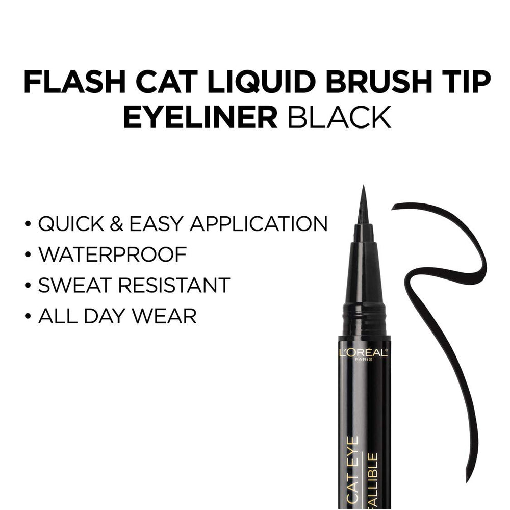 L'Oreal Paris application demo of drawing a wing for fast, precise results
