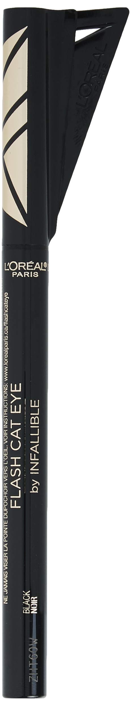L'Oreal Paris brush tip close-up demonstrating precise strokes and controlled application