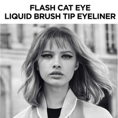 L'Oreal Paris lifestyle nightlook with cat eye illustrating long-wear, bold impact