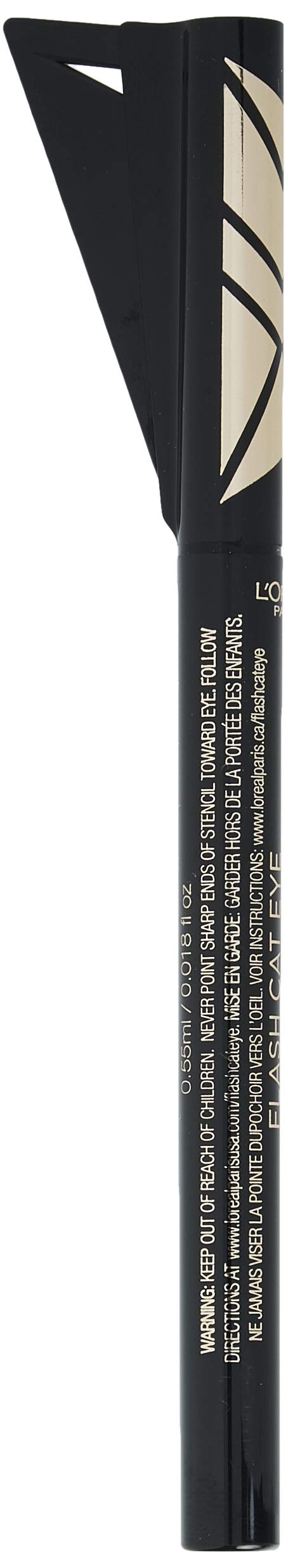 L'Oreal Paris removable stencil detail highlighting symmetry help for consistent wings