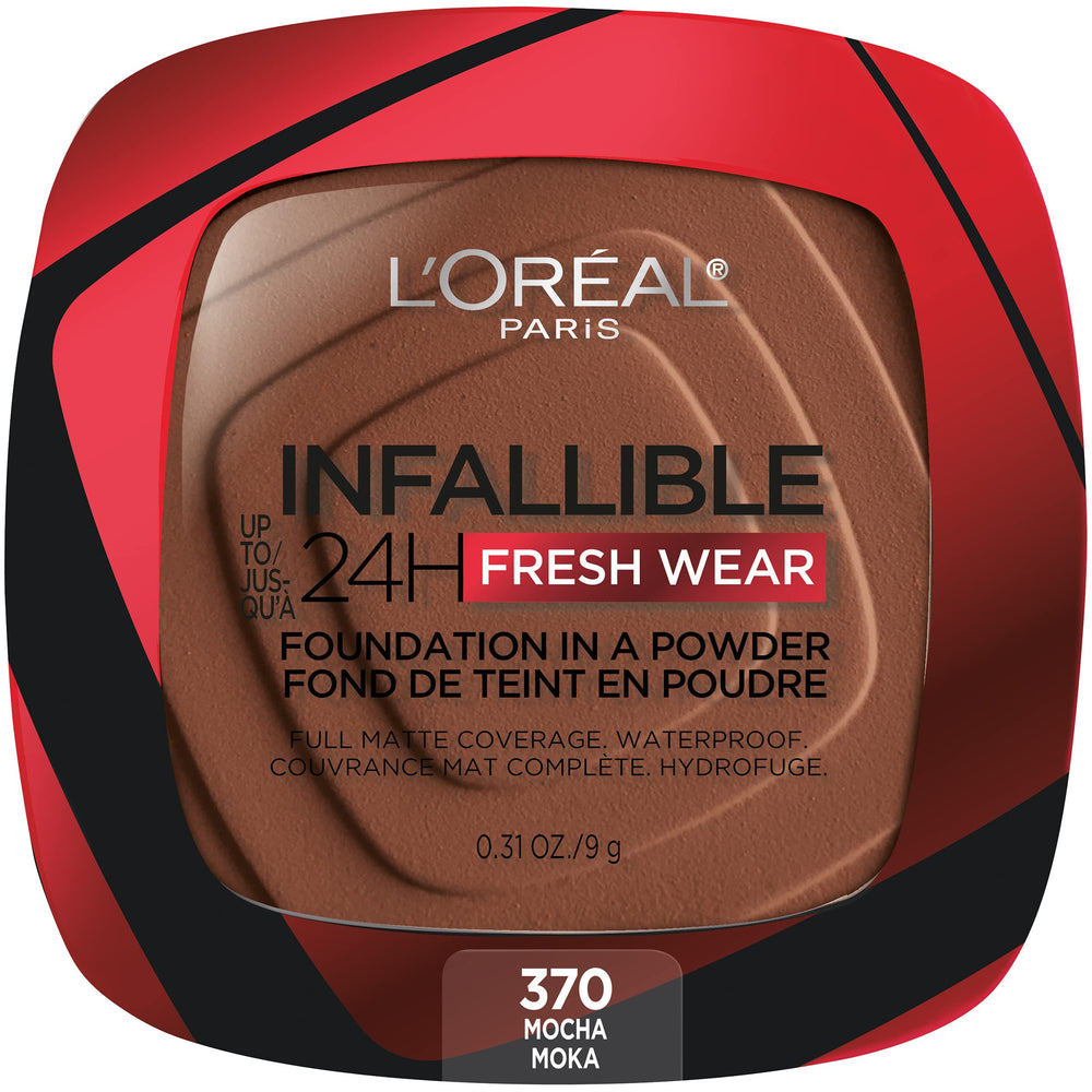 L'Oreal Paris compact front packaging showing shade and branding for easy selection