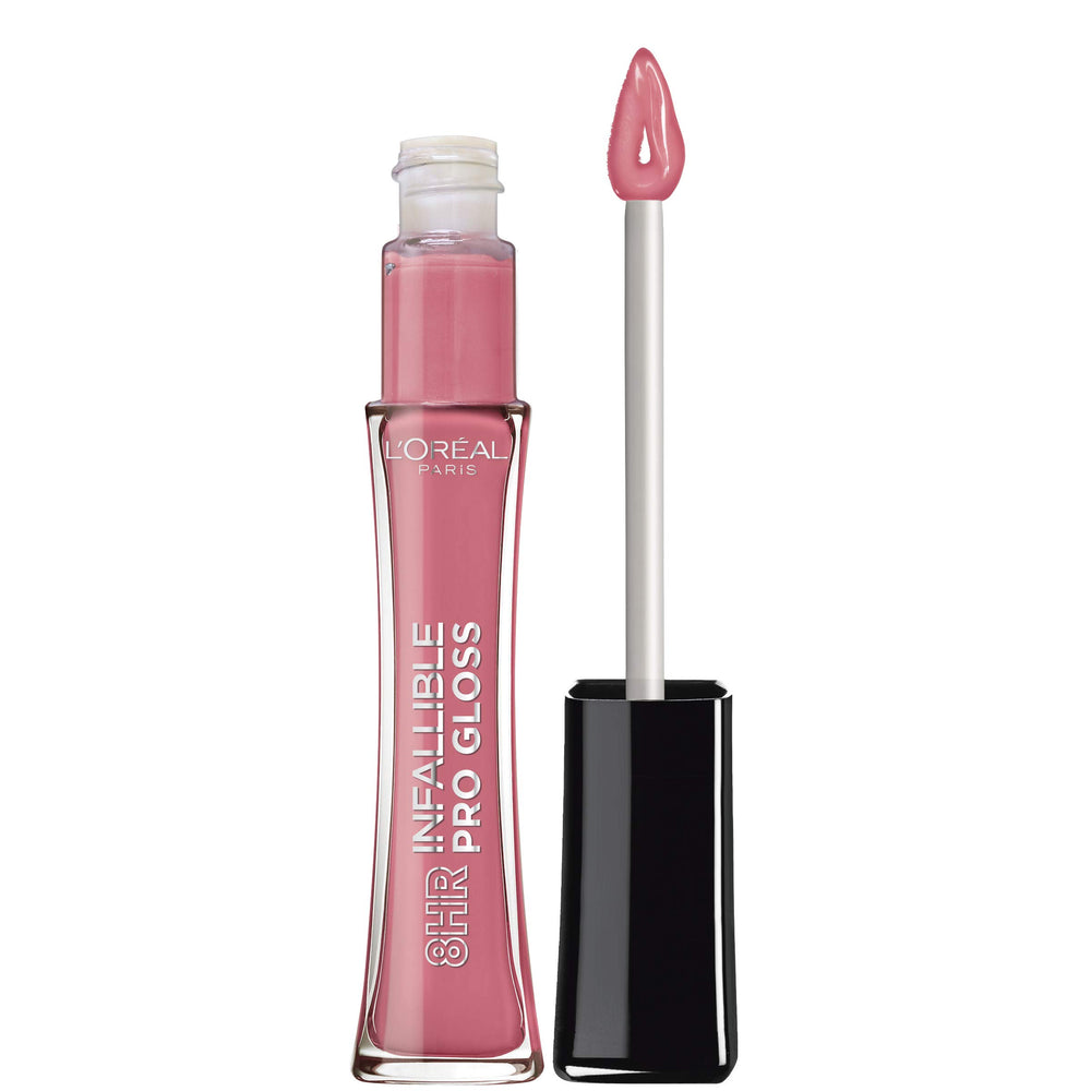 L'Oréal Paris front packaging showing Nightfall Rose shade and glossy finish benefit