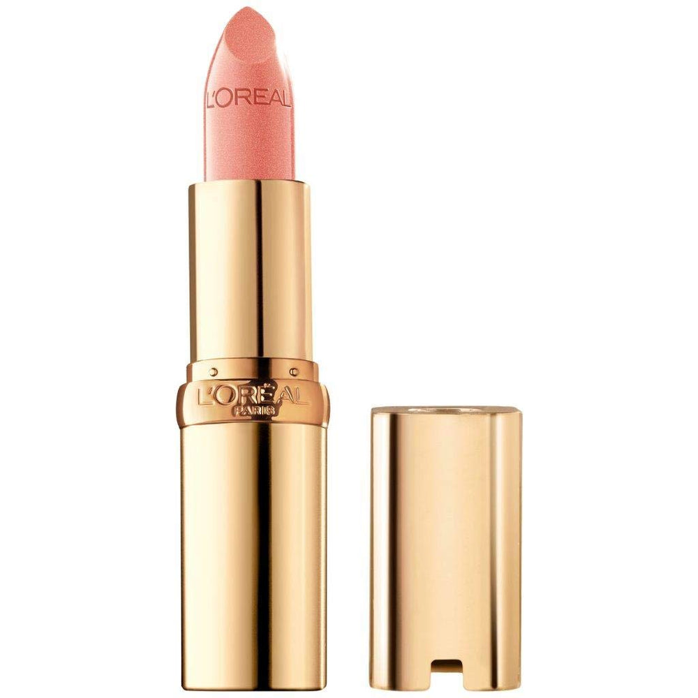 L'Oreal Paris front packaging showing lipstick tube and shade for easy selection