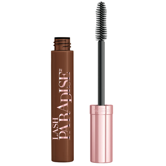 L'Oreal Paris front packaging showing Latte Brown tube and branding benefit of clear labeling