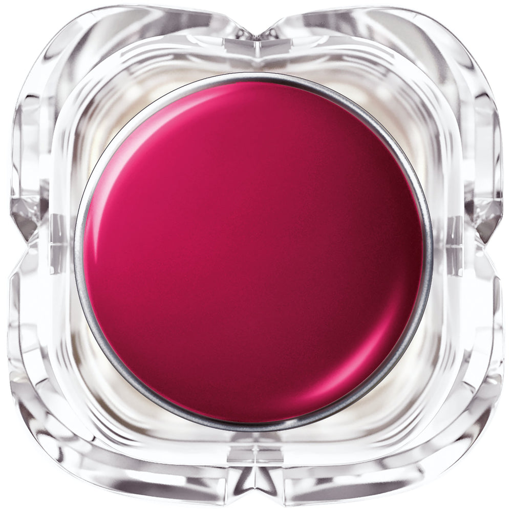 L'Oreal Paris Glassy Garnet packaging label close-up highlighting shade and ingredients