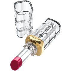 L'Oreal Paris Glassy Garnet texture swipe on arm showing glossy finish benefit