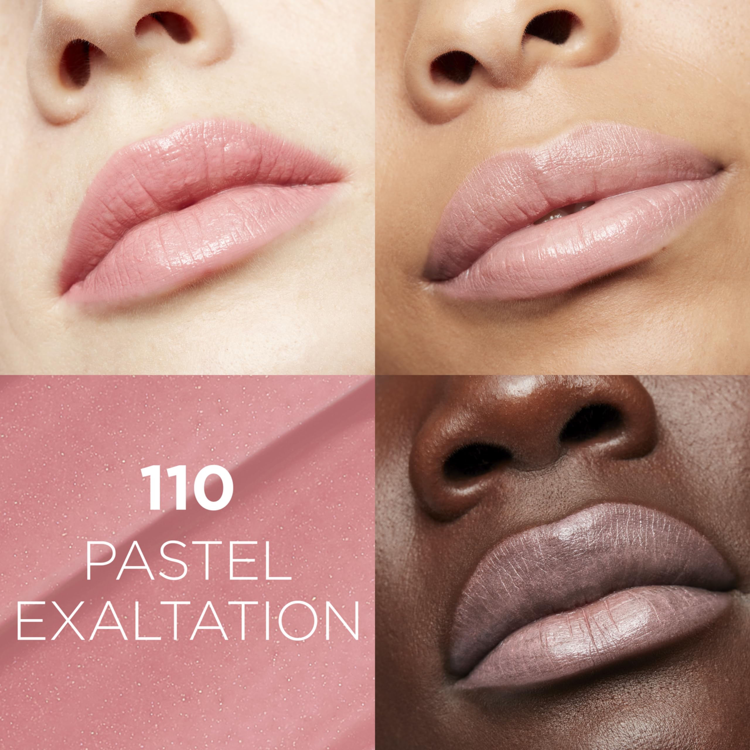 L'Oreal Paris open twist detail revealing balm-in-lipstick bullet for smooth application