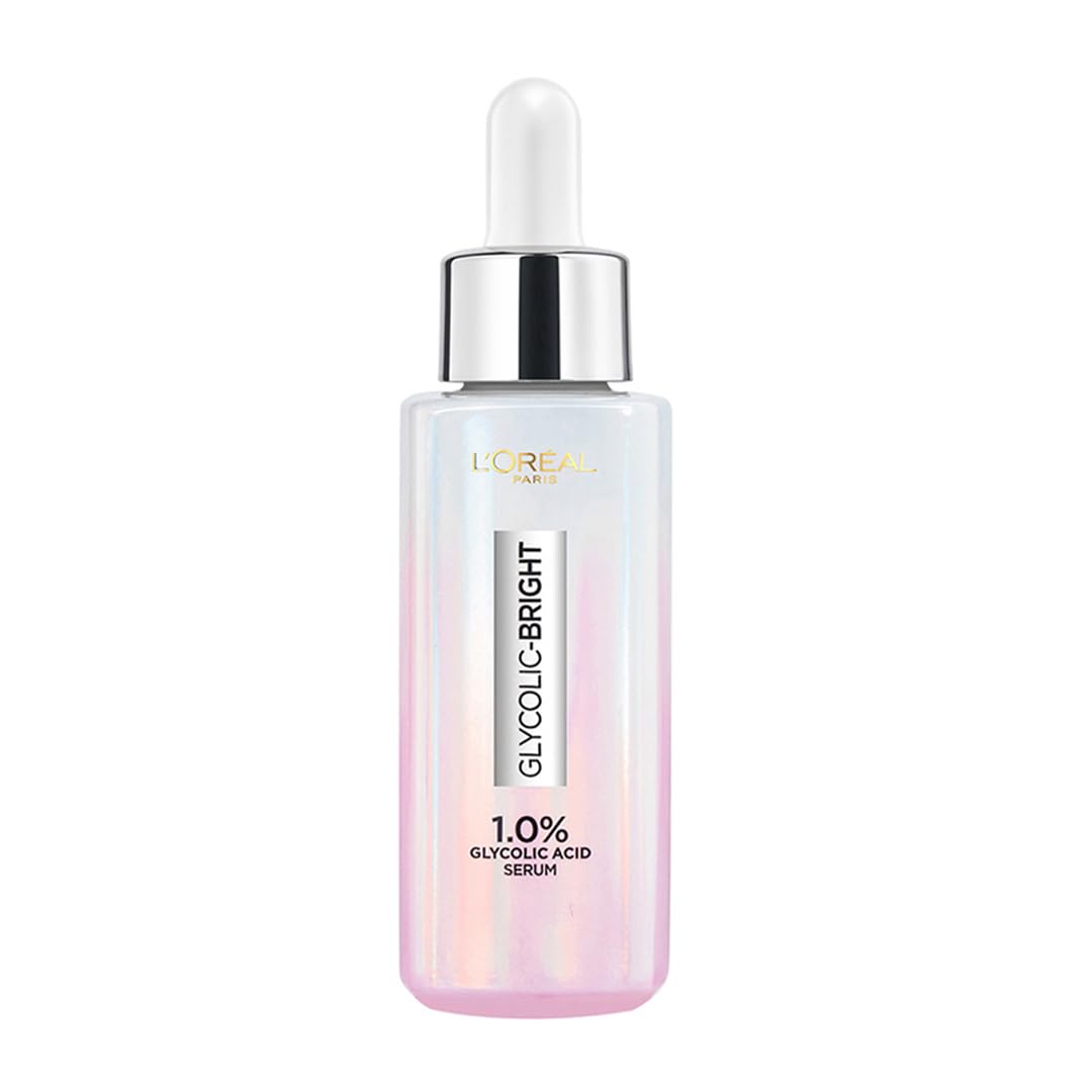 L'Oreal Paris front bottle showing product and benefits