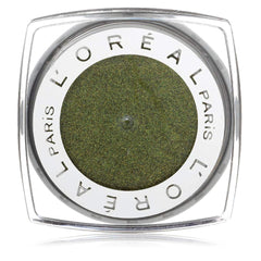 L'Oreal Paris Golden Emerald front pan showing jewel green finish and intense pigment