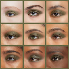 L'Oreal Paris applied on eyelid demonstrating crease-resistant, long-lasting color