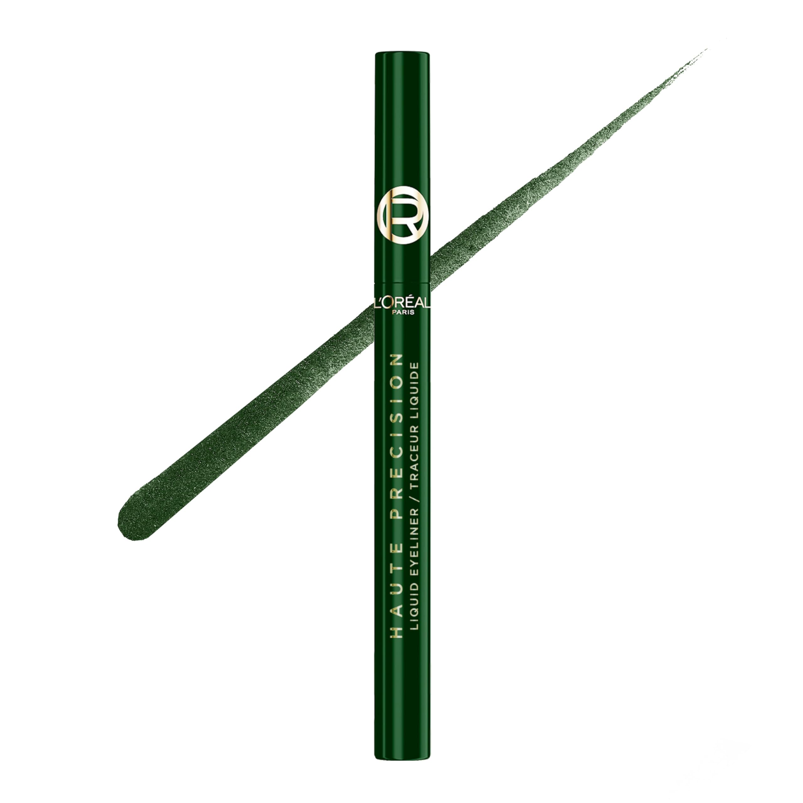 L'Oreal Paris front packaging showing Green Velvet shade and benefits