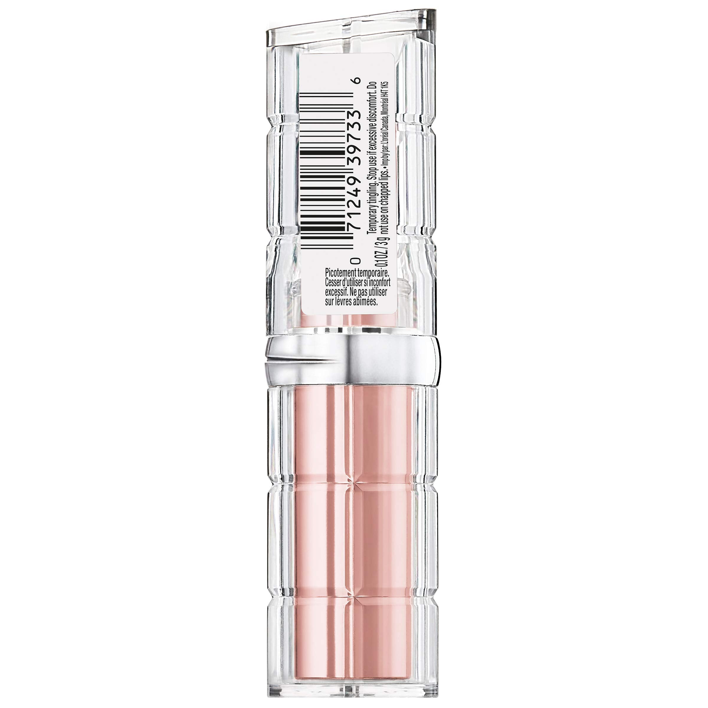 L'Oreal Paris packaging side profile showing sleek tube and easy storage benefit