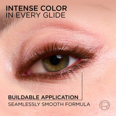 L'Oreal Paris pencil tip close-up revealing creamy point for smooth application