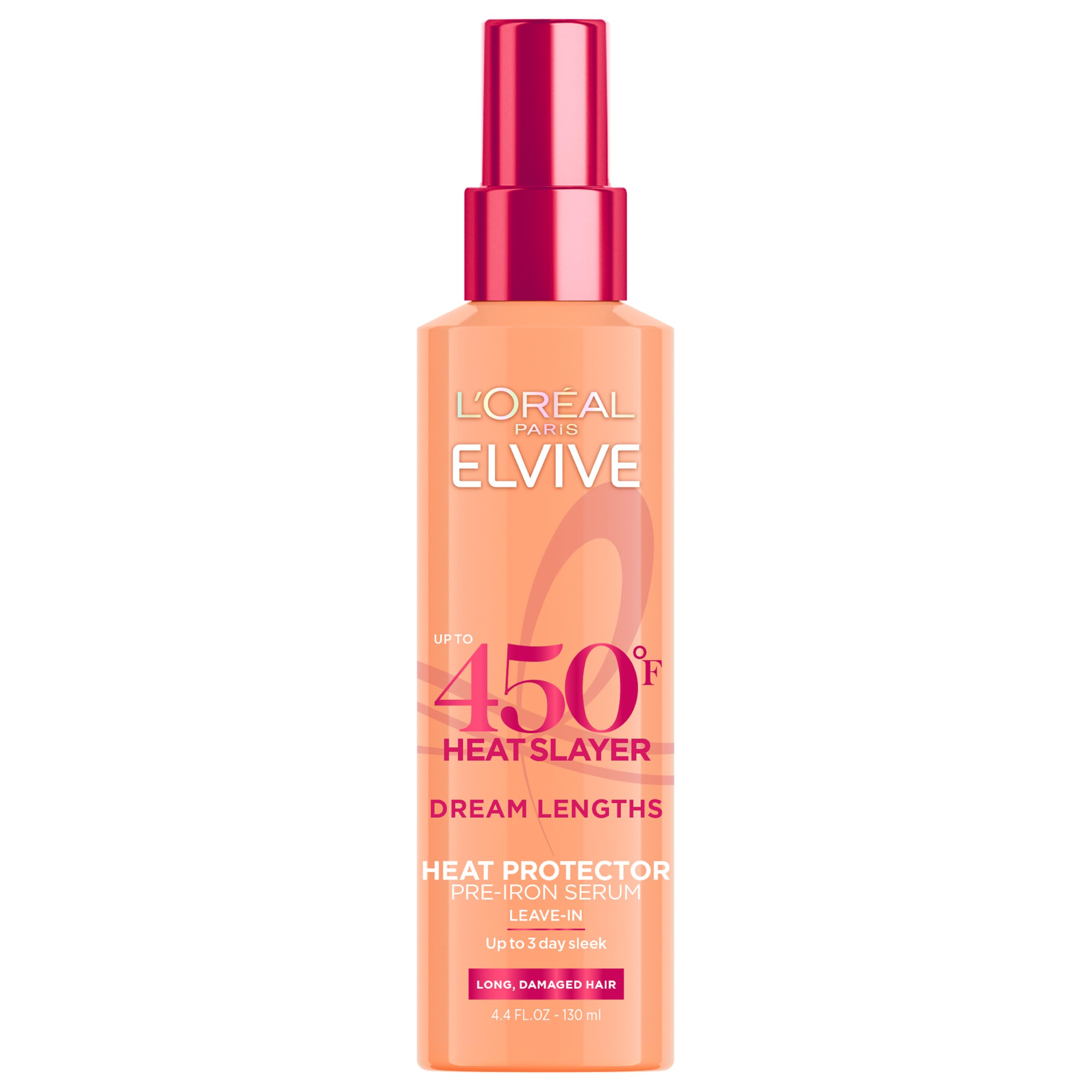 L'Oreal Paris Heat Slayer front bottle showing label and benefit