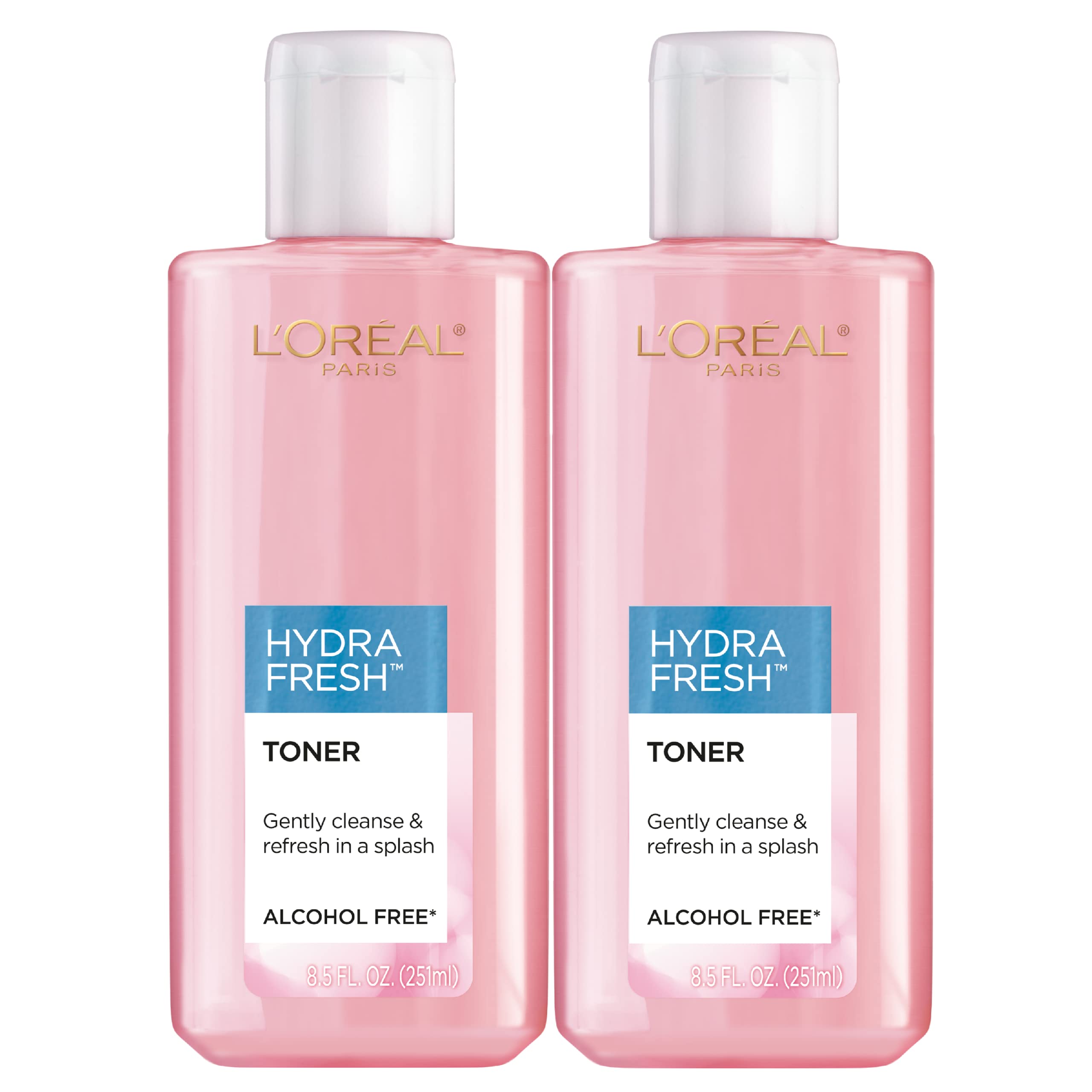L'Oreal Paris bottle front packaging showing product and benefit
