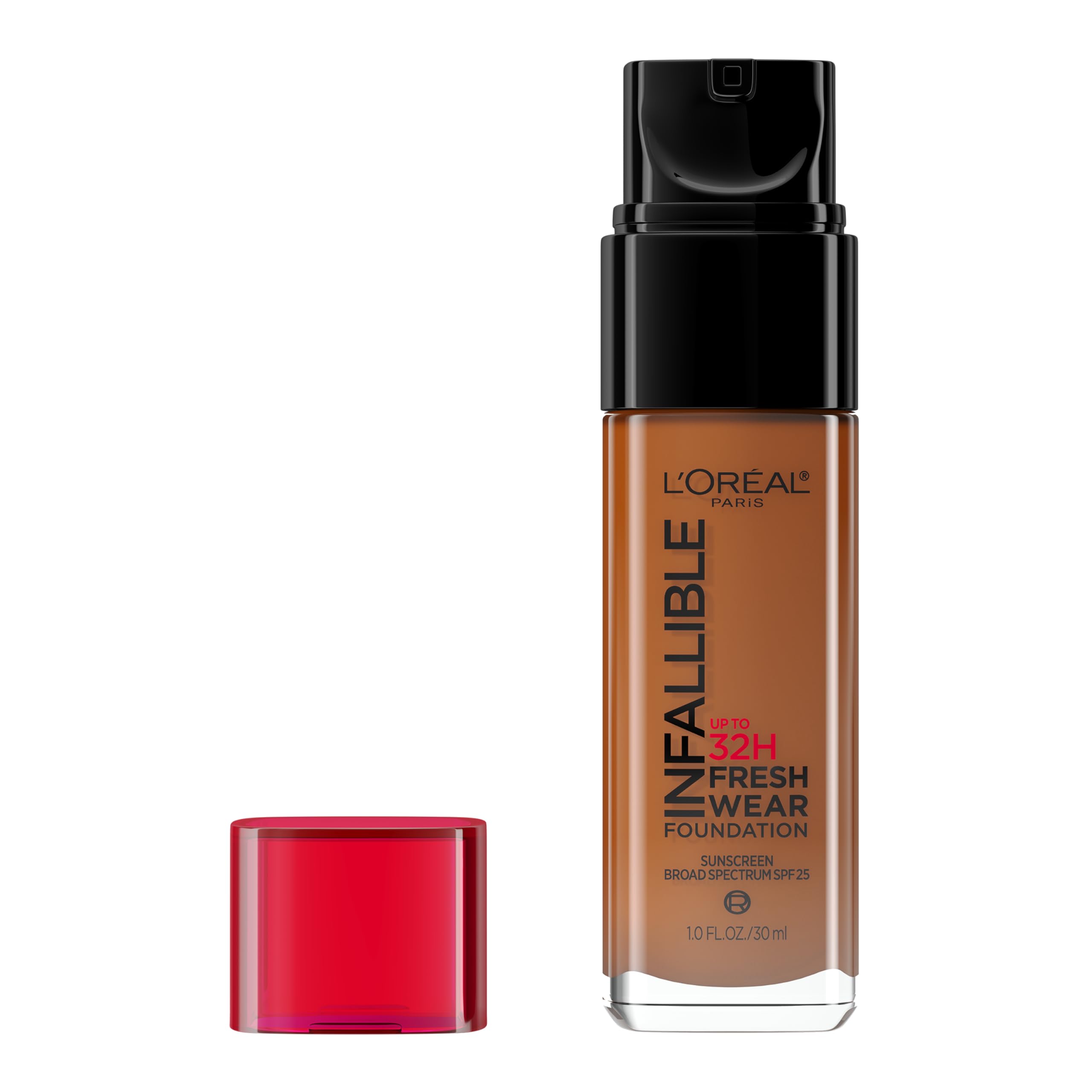 L'Oreal Paris bottle front packaging shows shade 515 Copper and benefits