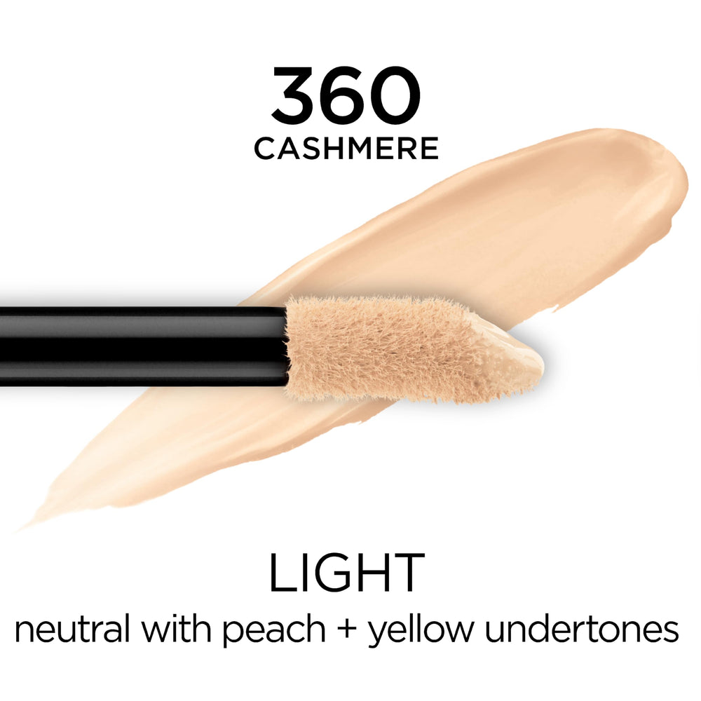 L'Oreal Paris concealer extra-large applicator close-up for fast coverage