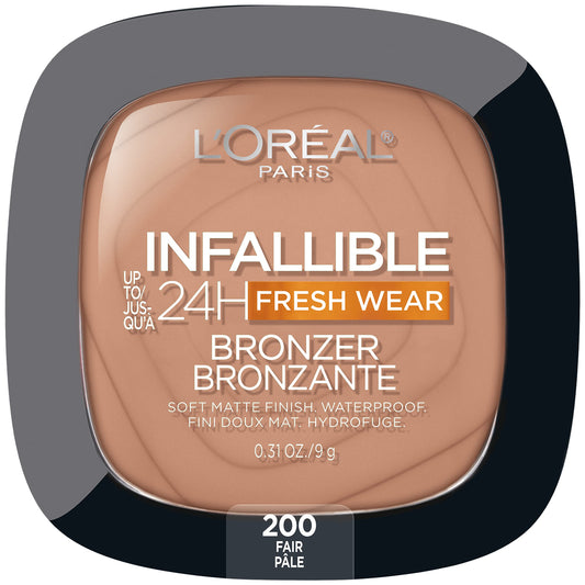 L'Oreal Paris front compact view showing sleek packaging and easy carry benefit