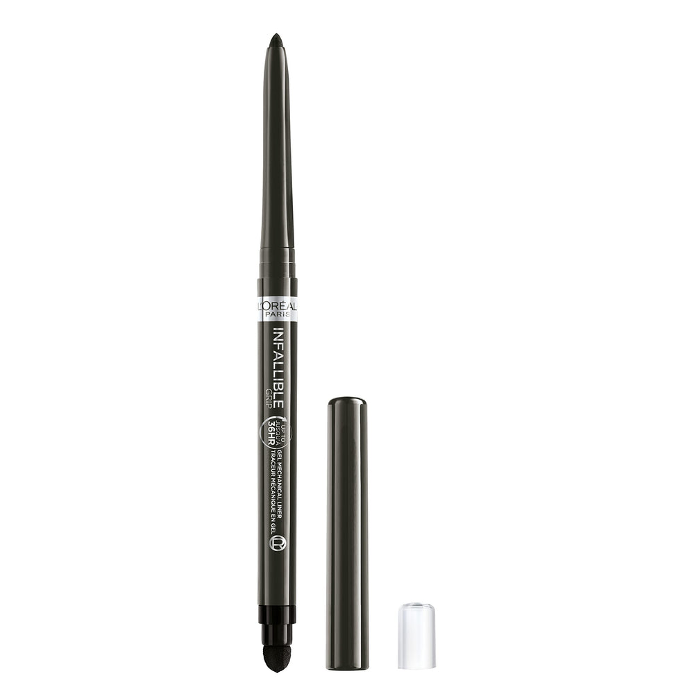 L'Oreal Paris front packaging view showing taupe grey shade and benefits