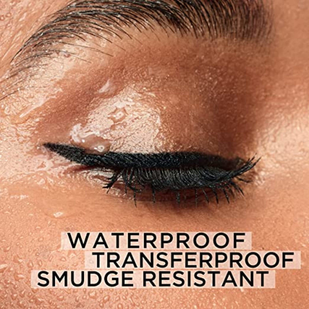 L'Oreal Paris liner applied on eyelid demonstrating lasting defined look
