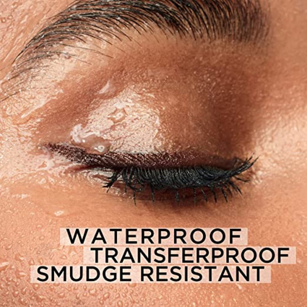 L'Oreal Paris packaging label image showing shade and waterproof claim for quick identification