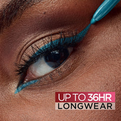 L'Oreal Paris close-up of twist-up gel tip demonstrating smooth glide benefit