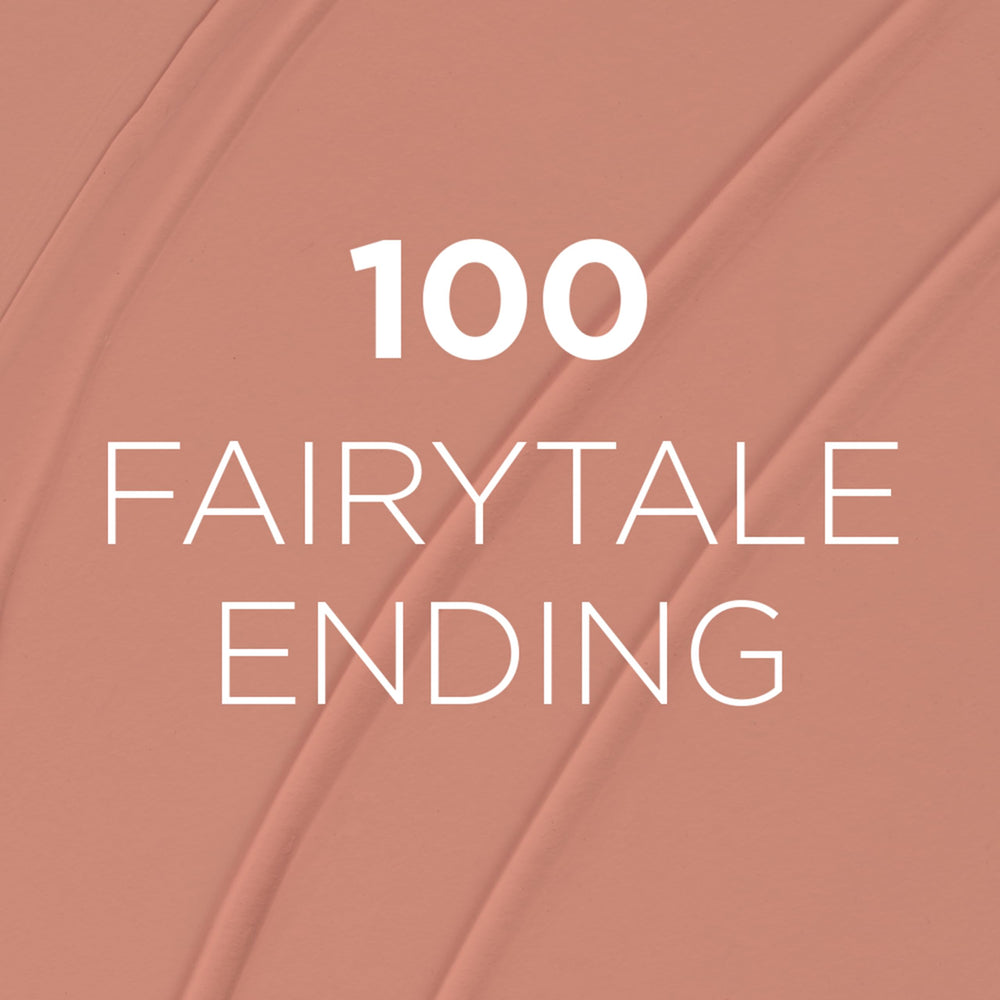 L'Oreal Paris model wearing Fairytale Ending showing long-lasting matte finish and confident look