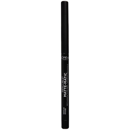 L'Oreal Paris close-up of tip and built-in sharpener for precise matte lines