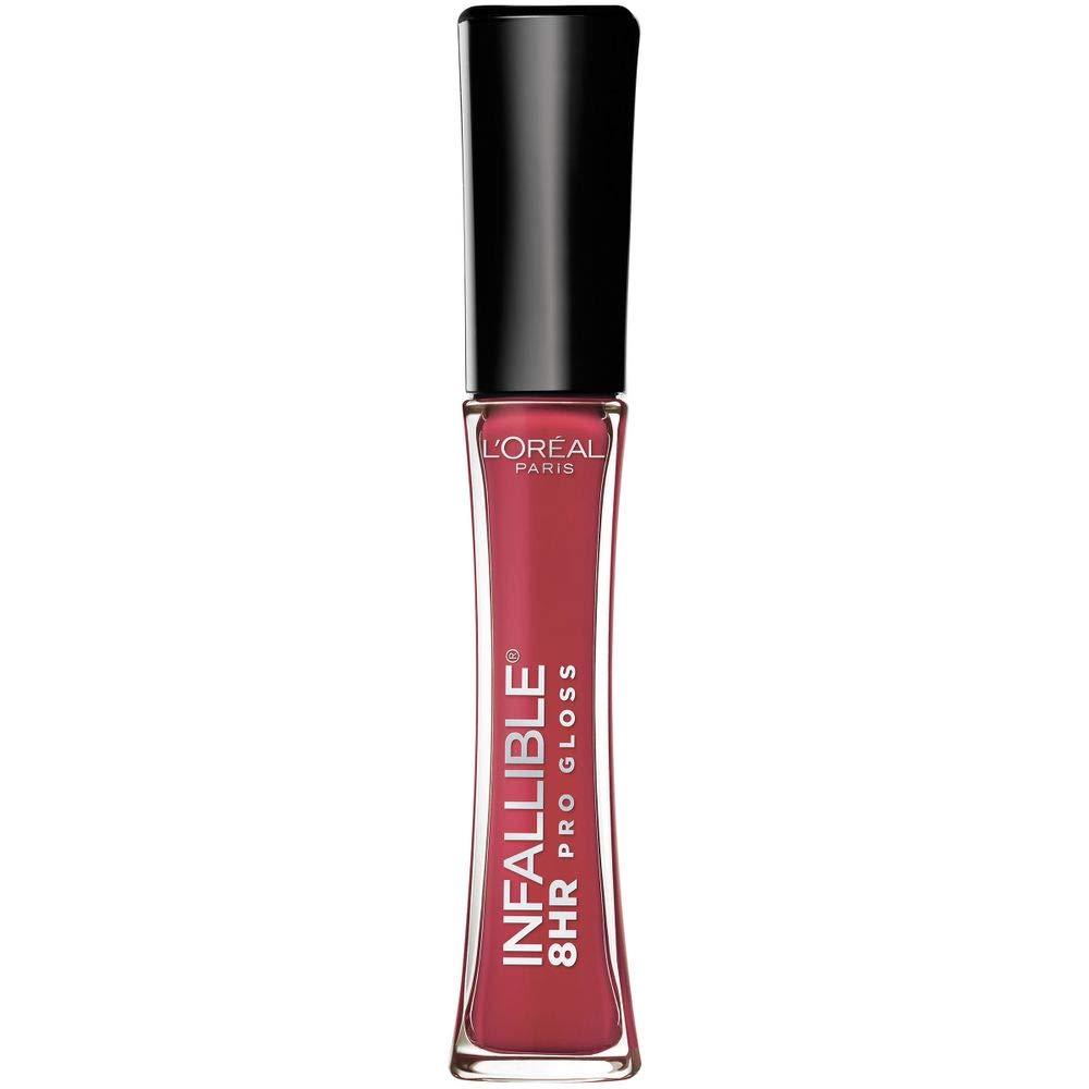 L'Oréal Paris front packaging showing Modern Mauve gloss and product benefit