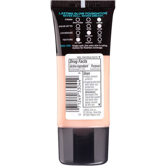 L'Oreal Paris close-up texture swirl illustrating creamy hydrating finish