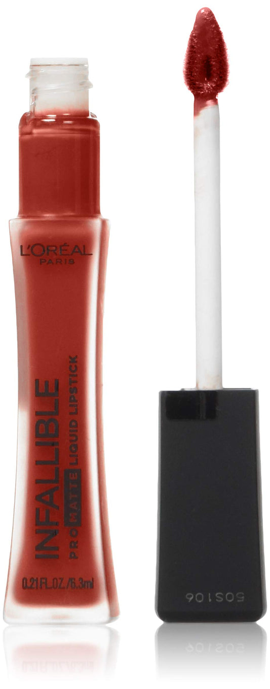 L'Oréal Paris front packaging showing Stirred shade and product benefit long wear