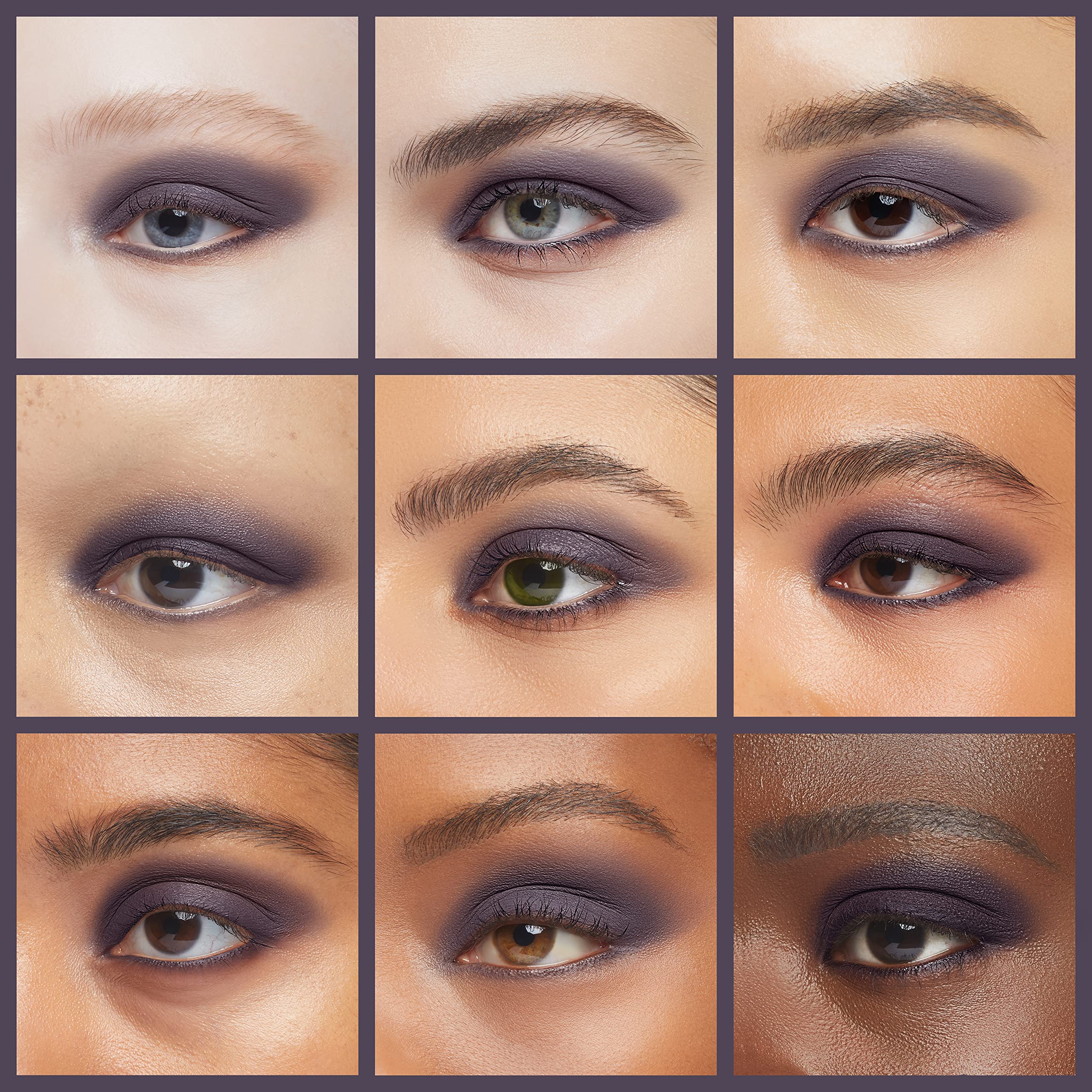 L'Oréal Paris swatch on skin showing vivid purple payoff and lasting color