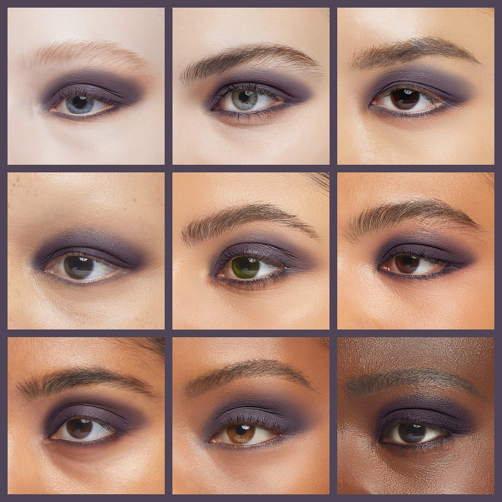 L'Oréal Paris swatch on skin showing vivid purple payoff and lasting color