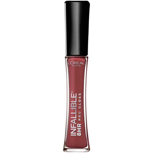 L'Oreal Paris Infallible Sangria front packaging showing color and shine