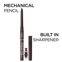 L'Oreal Paris close-up of mechanical pencil tip demonstrating smooth glide and precision