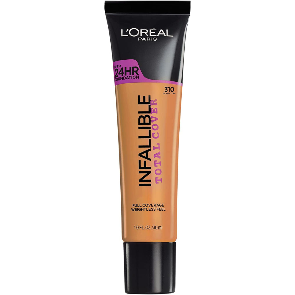 L'Oréal Paris front packaging showing Classic Tan and product benefit