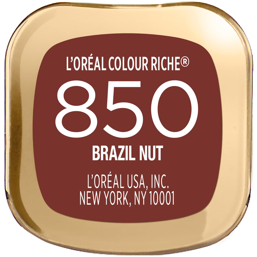 L'Oreal Paris ingredients display featuring Argan Oil and Vitamin E for nourishment