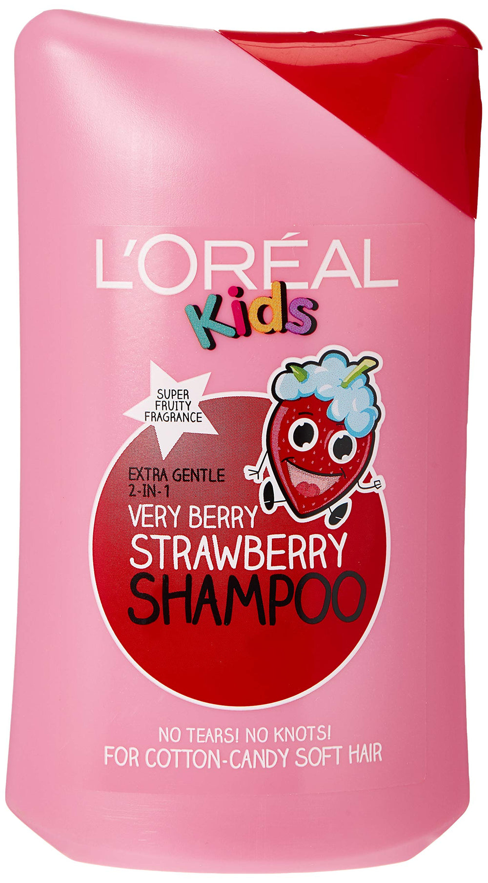 L'Oreal Paris Kids front packaging showing bottle and label, clear product identity and child-friendly design