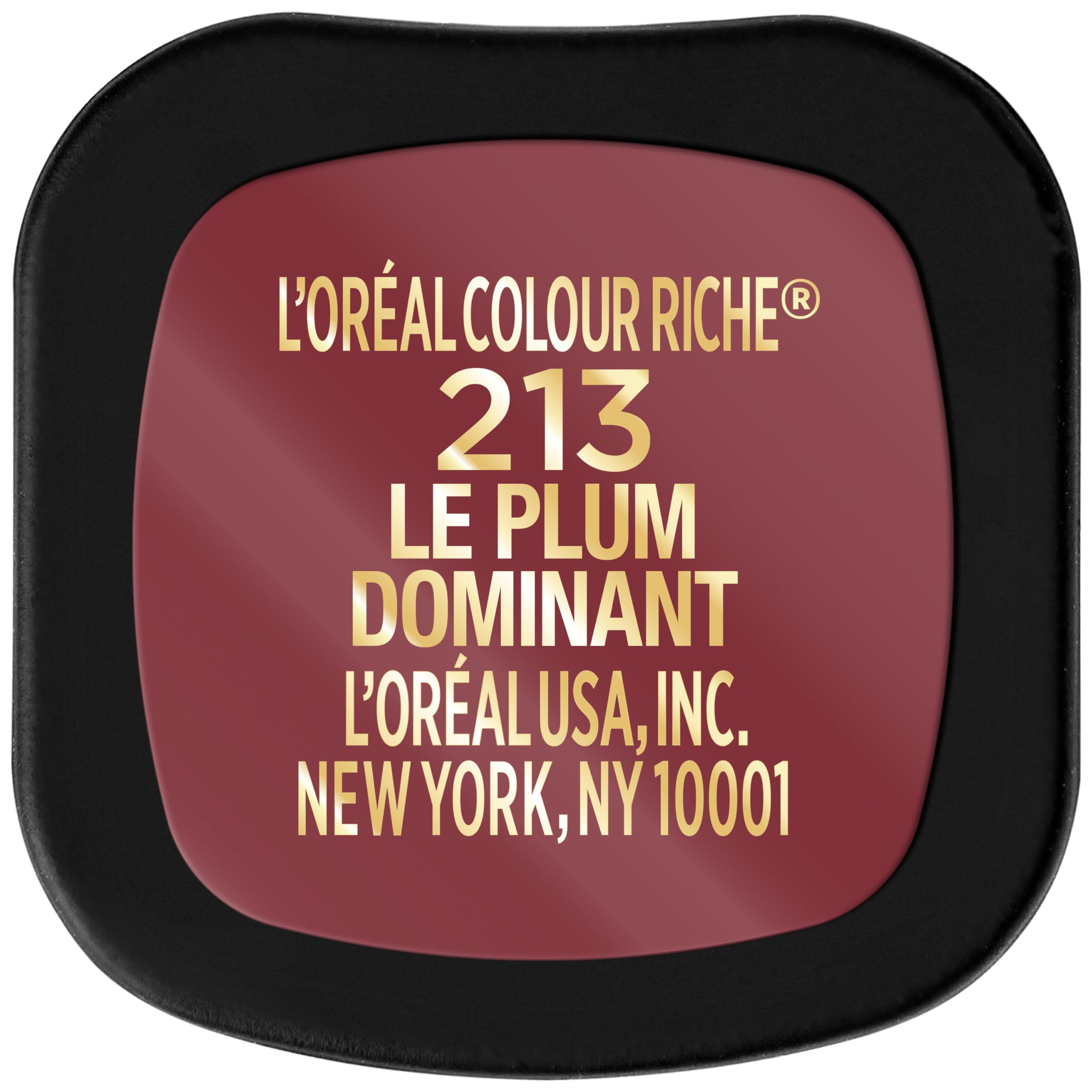 L'Oreal Paris lifestyle image wearing Le Plum Dominant for a polished look