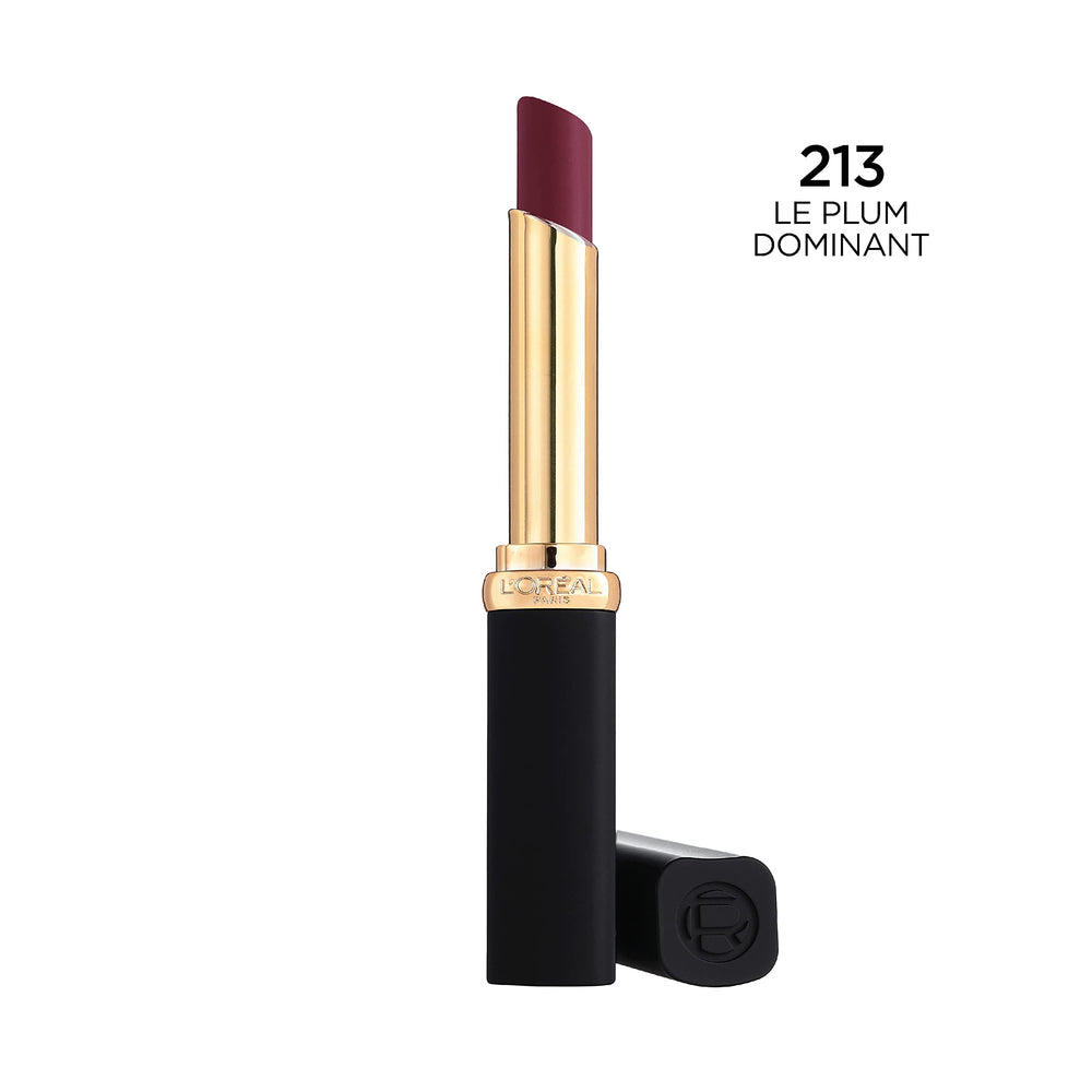 L'Oreal Paris lipstick in hand to show compact size and travel convenience