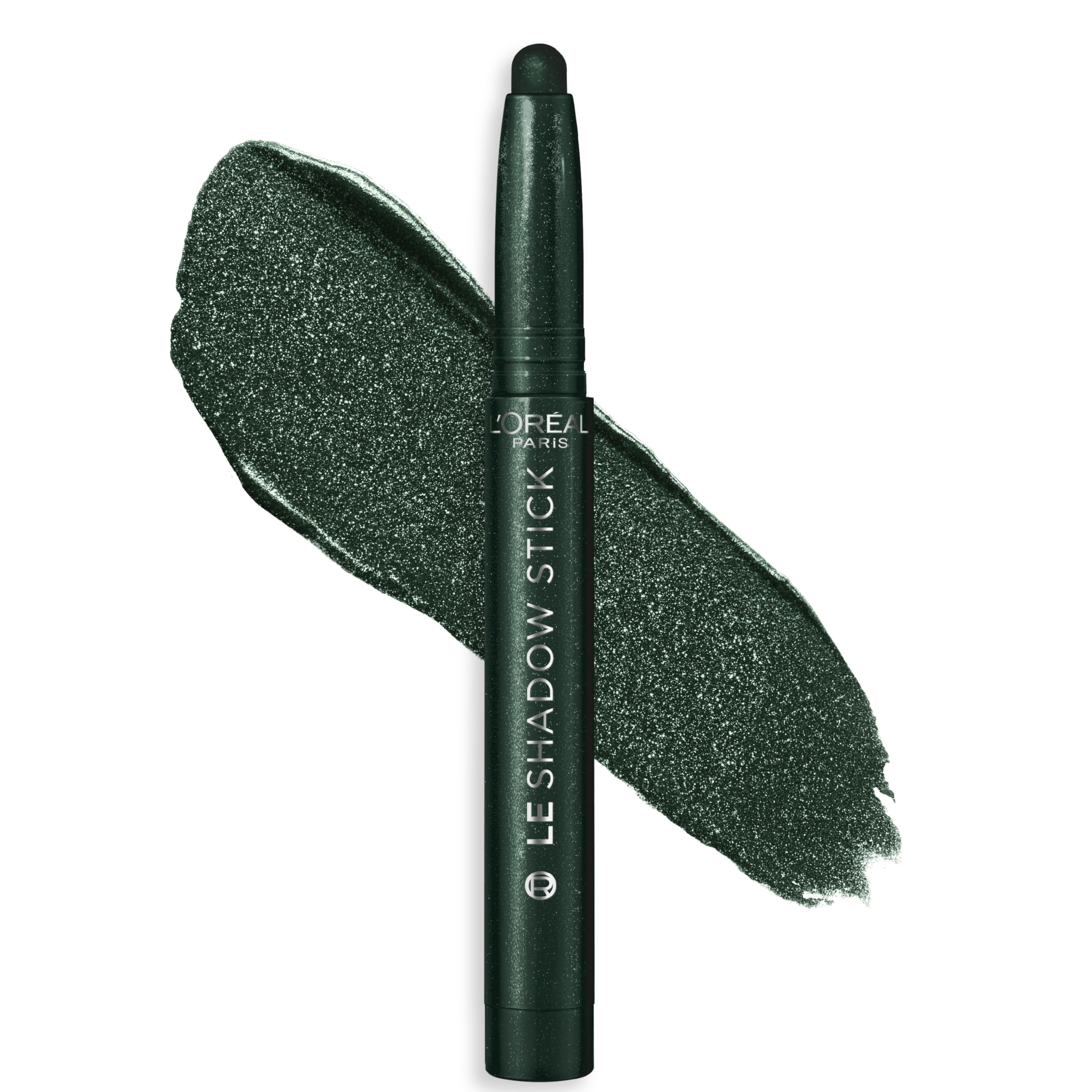 L'Oreal Paris Le Shadow Stick front view showing twist-up design and portability benefit