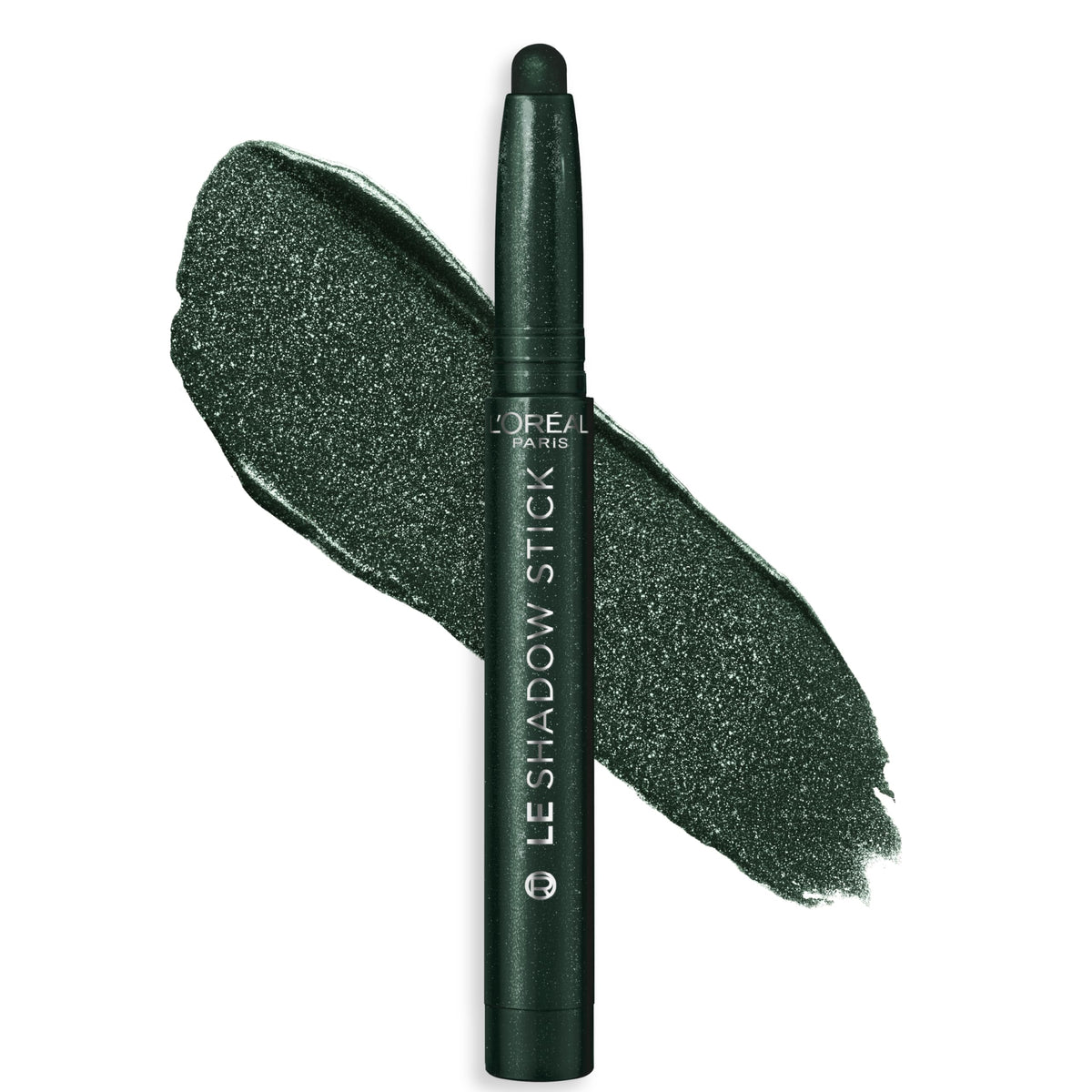 L'Oreal Paris Le Shadow Stick front view showing twist-up design and portability benefit