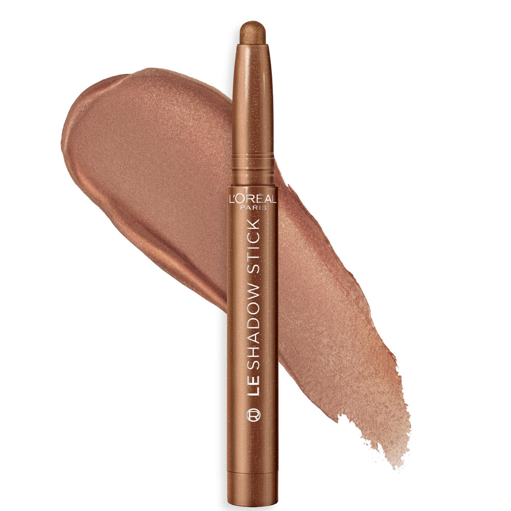 L'Oreal Paris Le Shadow Stick front view showing compact stick and shade