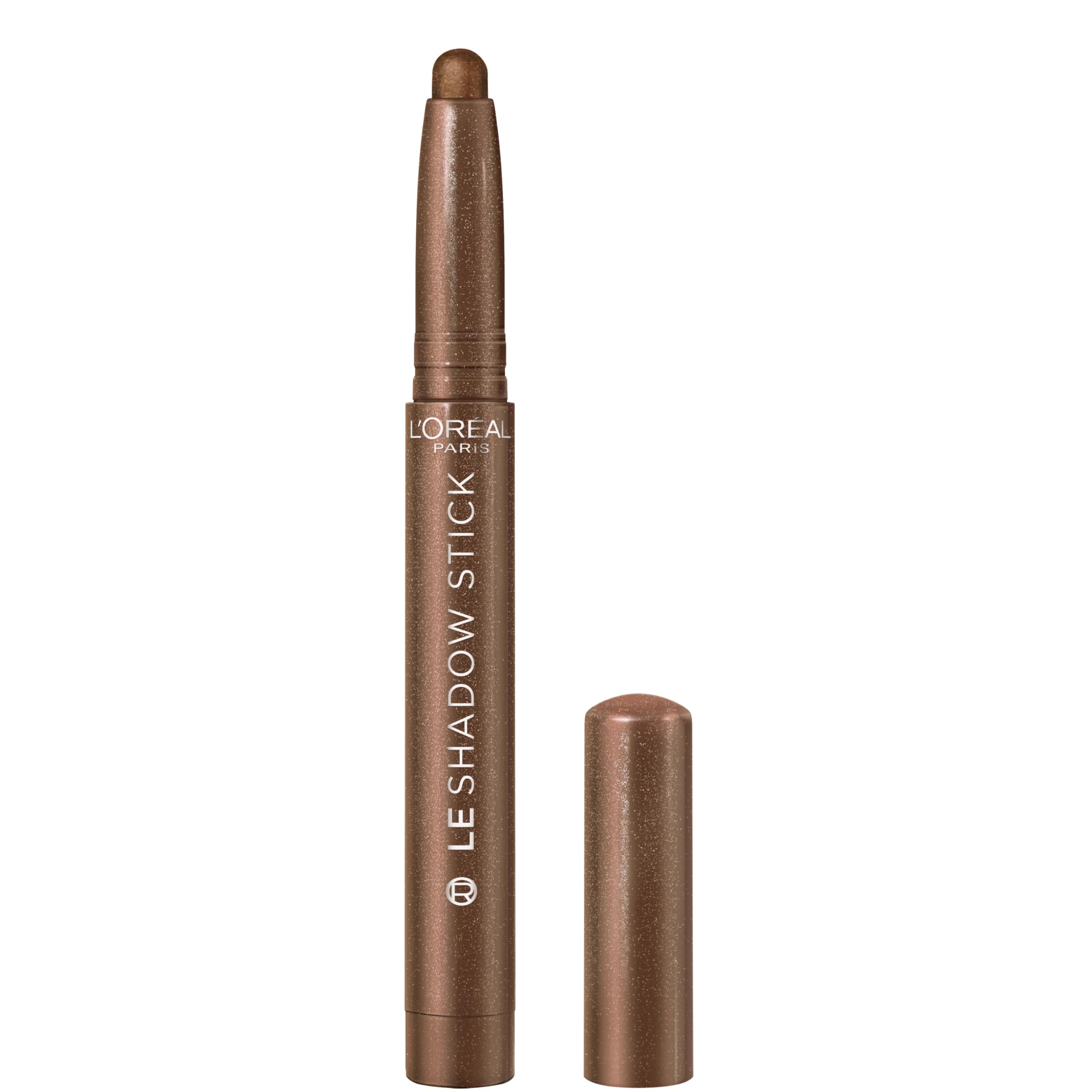L'Oreal Paris Le Shadow Stick front view showing compact packaging and easy grip benefit