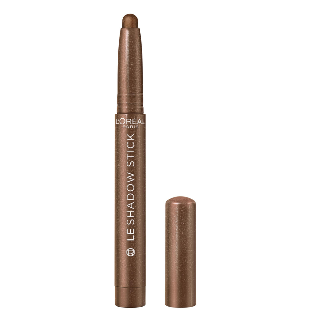 L'Oreal Paris Le Shadow Stick front view showing compact packaging and easy grip benefit