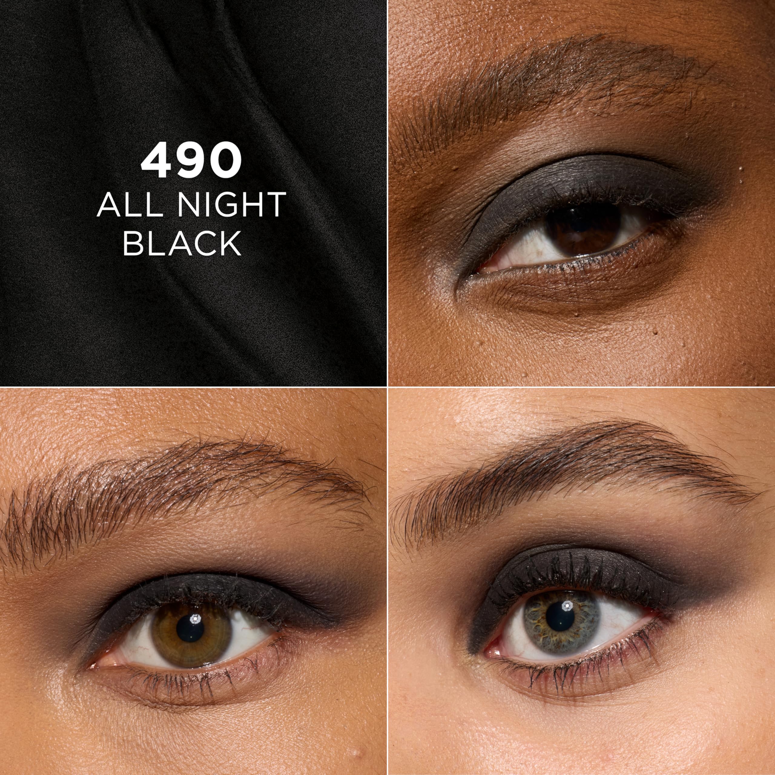 L'Oreal Paris Le Shadow Stick being applied to eyelid for quick smokey eye
