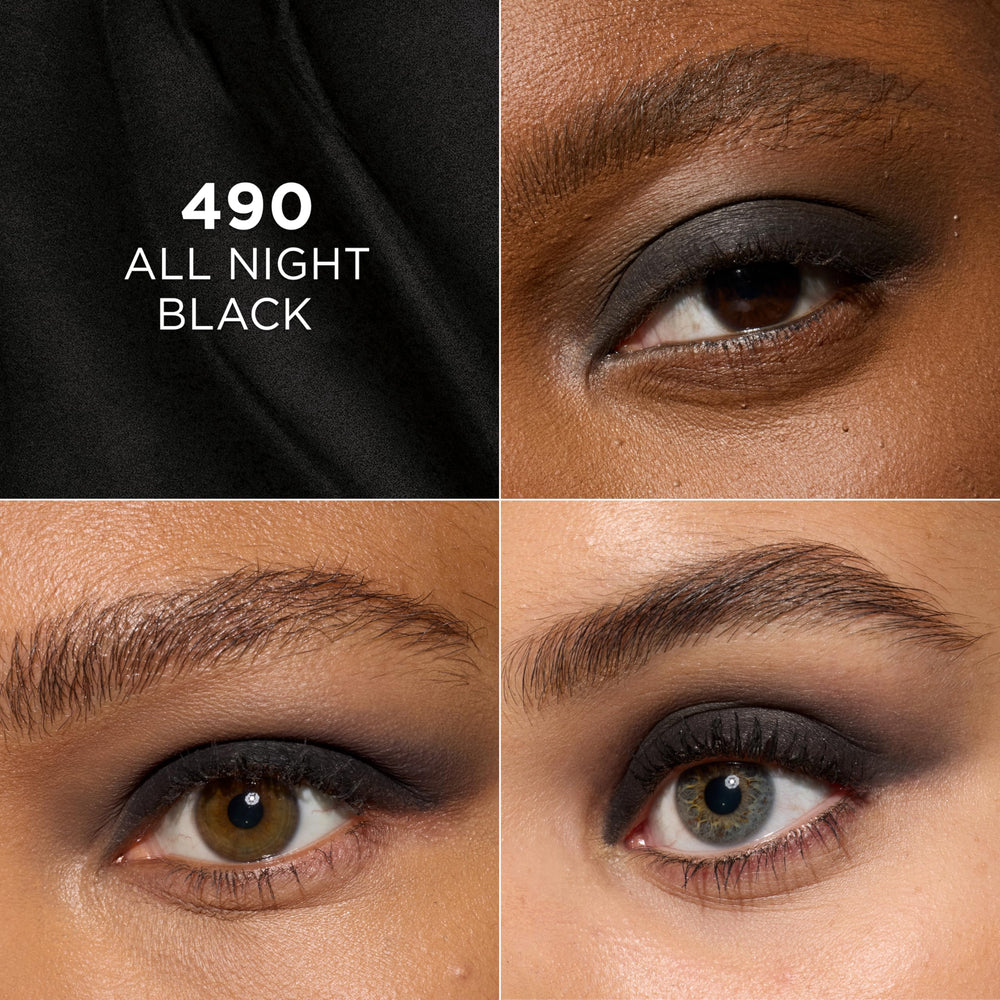L'Oreal Paris Le Shadow Stick being applied to eyelid for quick smokey eye